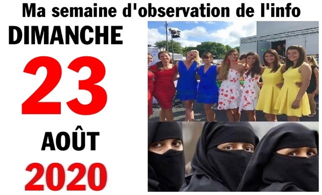 Semaine 23 août 2020 Semaine 23 août 2020