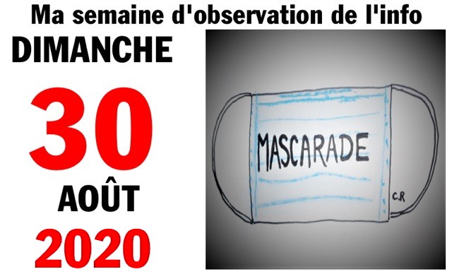Semaine 30 août 2020 Semaine 30 août 2020