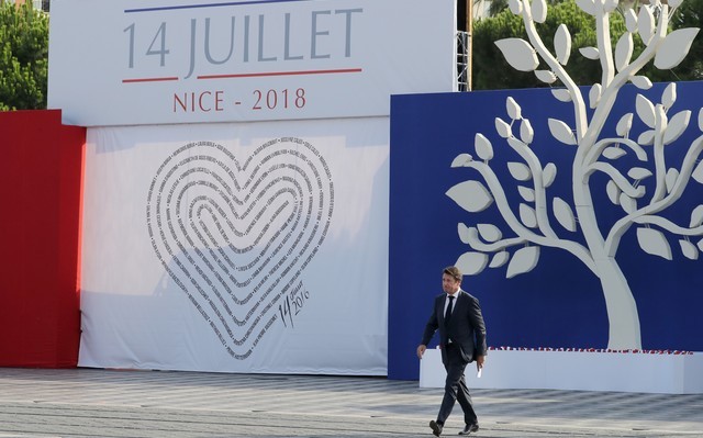 Christian Estrosi – célébration 2018 attentat Nice 14 juillet 2016 Christian Estrosi - célébration 2018 attentat Nice 14 juillet 2016