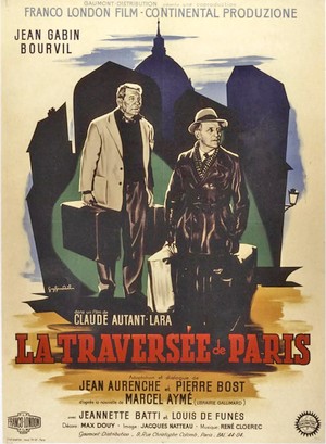 Film Traversée Paris - Claude Autant-Lara