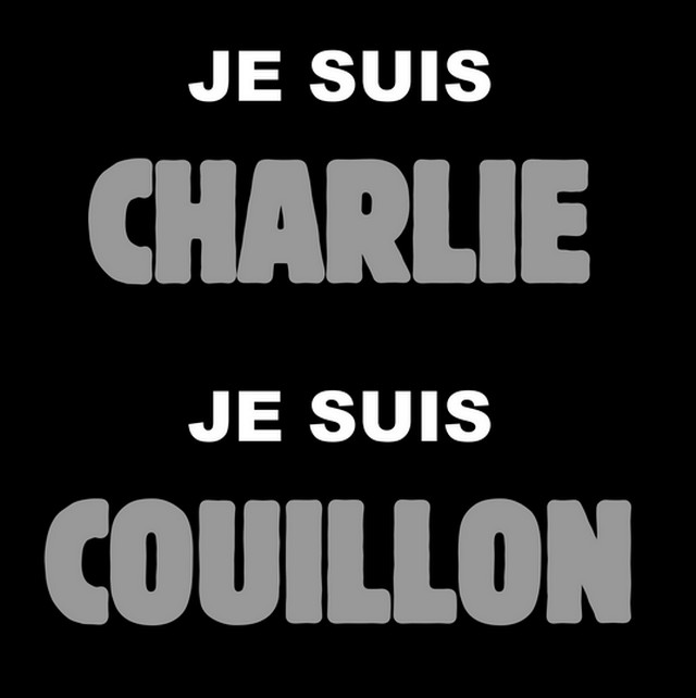 Je suis Charlie - Je suis couillon
