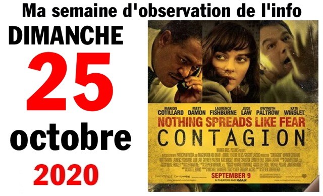 Semaine 25 ocotbre 2020 Semaine 25 ocotbre 2020
