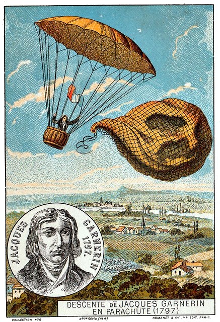 André Jacques Garnerin - Premier saut parachute