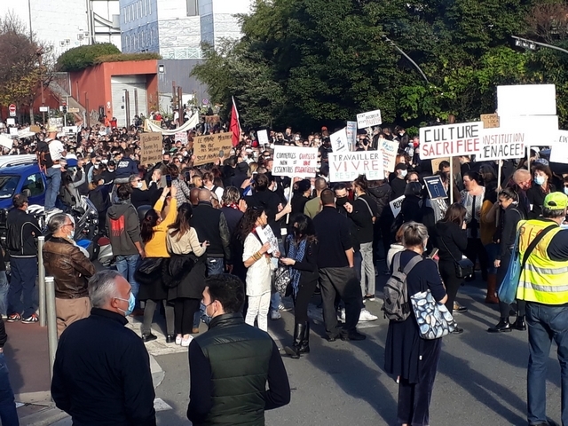 Nice - 14 novembre 2020 - Manifestation anti-confinement