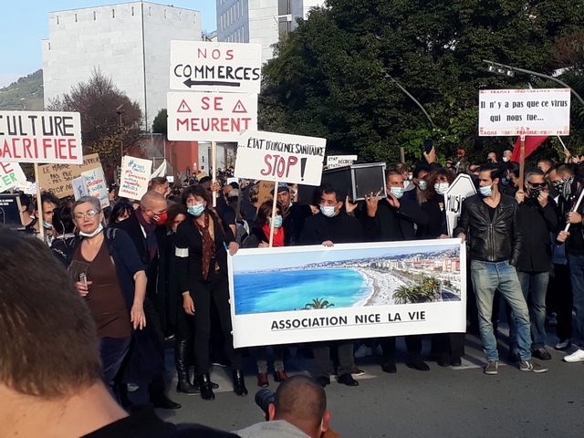 Nice - 14 novembre 2020 - Manifestation anti-confinement (1)