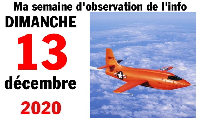 Semaine 13 décembre 2020 Semaine 13 décembre 2020