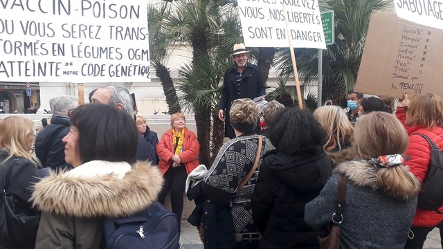Manifestation Nice 30 janvier 2021 - Dictature sanitaire