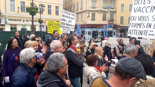 Manifestation Nice 30 janvier 2021 - Dictature sanitaire