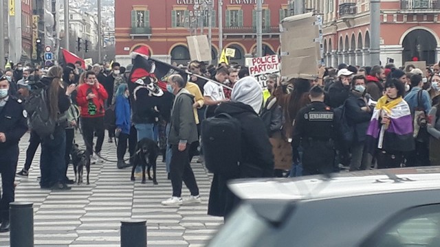 Manifestation Nice 30 janvier 2021 - Loi Sécurité