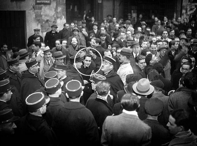 Mitterrand - Manifestation 1935 contre étrangers