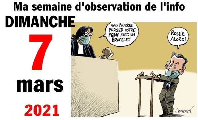 Semaine 7 mars 2021 Semaine 7 mars 2021