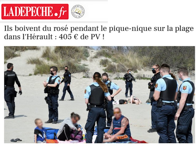 La Dépèche - Rosé pique-nique plage Héraul