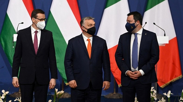 Mateusz Morawiecki - Viktor Orban - Matteo Salvini