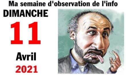 Ma semaine d’observation de l’info (11 avril 2021)