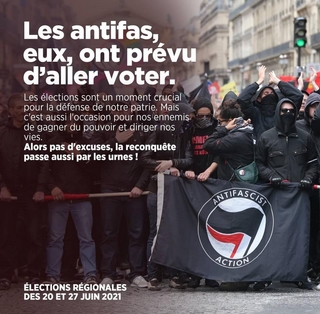 Antifas - Affiche -Aller voter