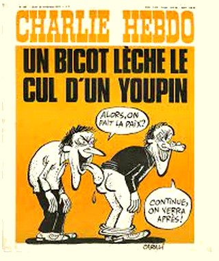 Charlie Hebdo - Bicot lèche cul youpin 