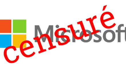 C’est maintenant Microsoft qui nous censure